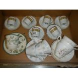 A quantity of tea ware.