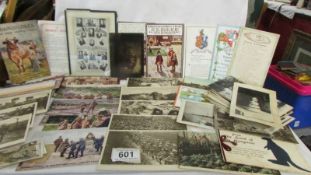 A mixed lot of mainly war related postcards, approximately 50 in total.