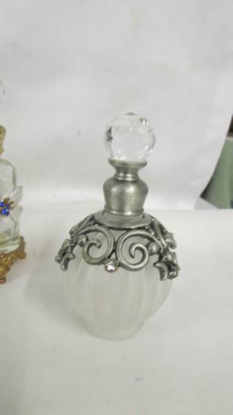 Four decorative scent bottles. - Image 5 of 5