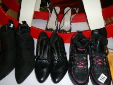 Four pair of good quality ladies shoes and boots, size 7.