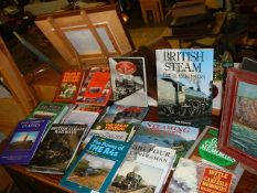 A good lot of books on steam railways.