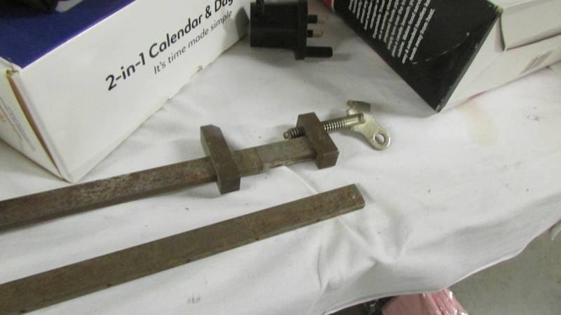 Two engineering clamps. (Collect only). - Image 2 of 2