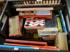 A mixed lot of old games etc.,