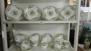 22 pieces of Royal Stafford Dovedale pattern tea ware. (Collect only).