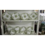 22 pieces of Royal Stafford Dovedale pattern tea ware. (Collect only).