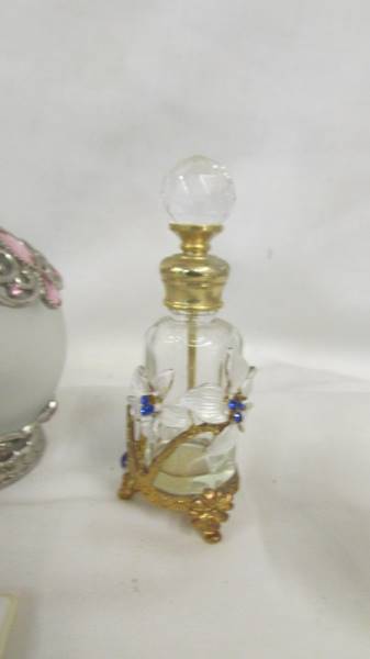 Four decorative scent bottles. - Image 4 of 5