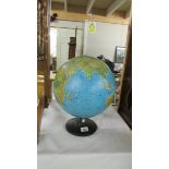 A globe of the world.