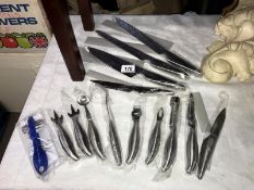 A selection of chefs knives & tools