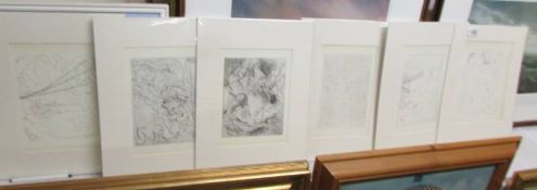 Pablo Picasso (1881-1973) Collection of 6 x prints mainly nudes circa 1956 Vollard suite.