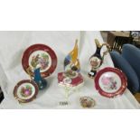 A mixed lot of porcelain including Limoges.