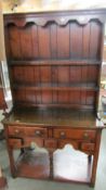 A nice small period oak dresser.