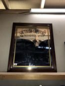 A Southern Comfort advertising mirror (61cm x 71cm) (COLLECT ONLY)