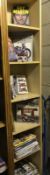 6 shelves of motor cycling books & magazines