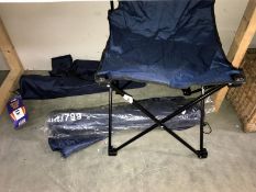 4 camping/portable folding chairs