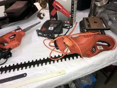 A Black & Decker hedge trimmer (COLLECT ONLY)