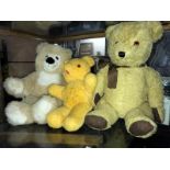 A Steiff Teddy and two other bears