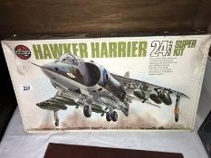 An Airfix 09601 Hawker Harrier super kit (sealed in bags)
