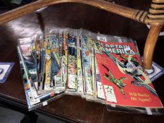 A quantity of comics including Marvel, Captain America and The Spectacular Spider man etc