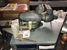 A bench vice & 1 other (COLLECT ONLY)