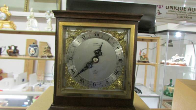 A boxed mantel clock by Burrell, Sheffield. - Image 2 of 2