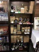A large quantity of new sports trophies (COLLECT ONLY)
