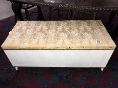 1950's Loom ottoman/blanket box 101cm x 45cm x Height 53cm *Collect only*