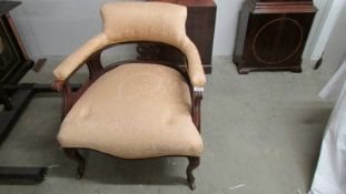 A 19th century tub chair.