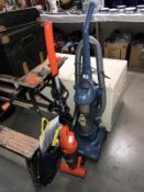 An Electrolux 1800W hoover & Max cyclonic senior hoover (COLLECT ONLY)