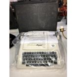 A vintage Chums typewriter