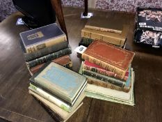 A collection of antiquarian & collectable books including Lincolnshire, signed Herbert Sutcliffe