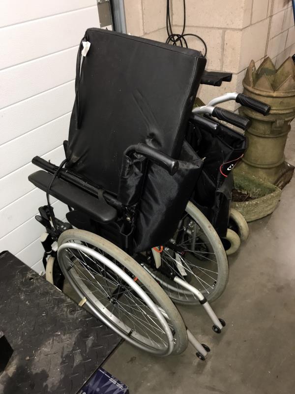 2 wheelchairs & a mobility walking aid (COLLECT ONLY) - Image 2 of 2