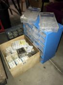 A quantity of boxed new screws & small drawer tool box (COLLECT ONLY)
