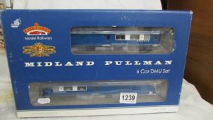 A Bachman 'OO' gauge 31-255DC Midland Pullman six car unit, Nanking blue.