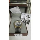 A boxed John Wayne wrist watch.