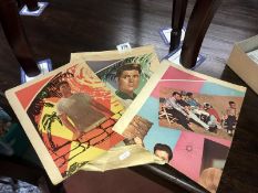 A collection of Cliff Richard posters from Valentine Magazine.