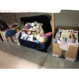 A good lot of knitting yarn (both new and used) and knitting books and magazines COLLECT ONLY