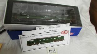 A Heljan 'OO' gauge limited edition 40111 English electric DP2 prototype in later BR green livery.