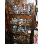 A large mixed lot of glass ware, (collect only).