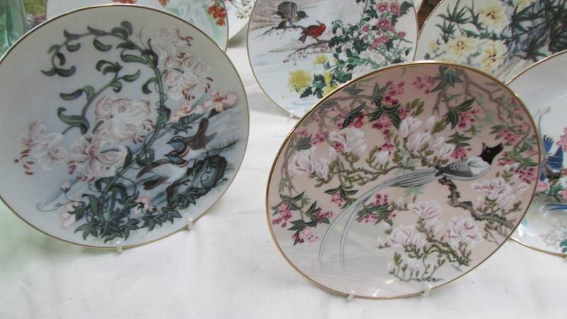Four Royal Worcester collector's plates and six Japanese Geisha plates. (Collect only) - Image 7 of 8