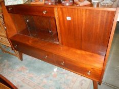 A 1960's teak sideboard. (collect only)