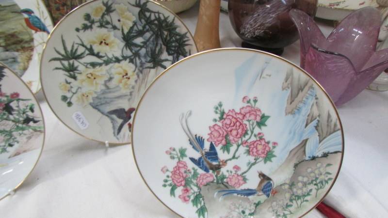 Four Royal Worcester collector's plates and six Japanese Geisha plates. (Collect only) - Image 6 of 8