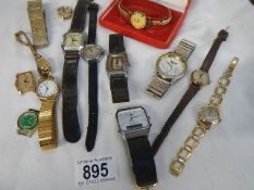 A mixed lot of vintage and other watches.