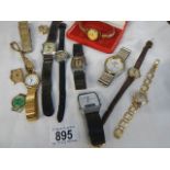 A mixed lot of vintage and other watches.