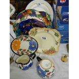 A mixed lot of ceramic plates. (Collect only)