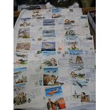 A collection of special issue first day covers.