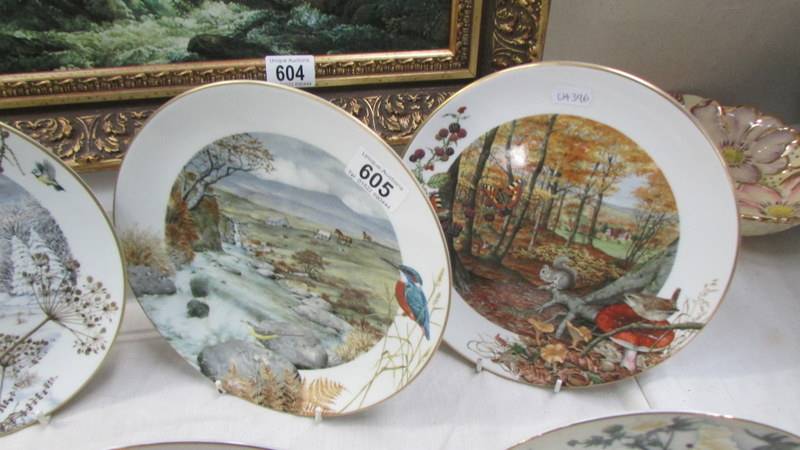 Four Royal Worcester collector's plates and six Japanese Geisha plates. (Collect only) - Image 3 of 8