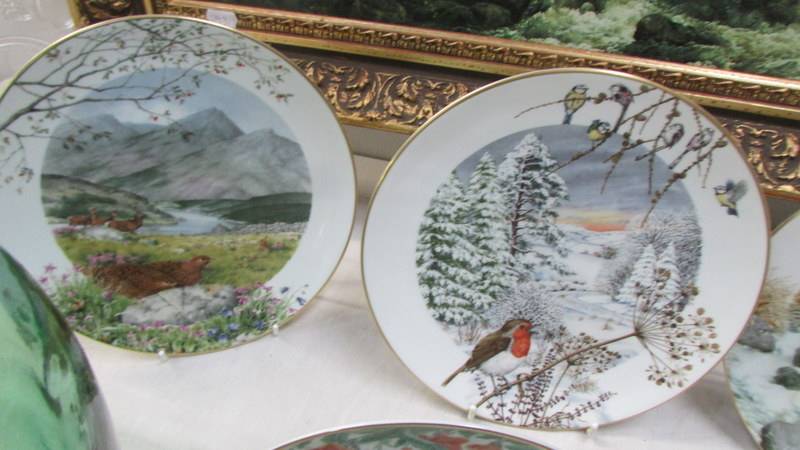 Four Royal Worcester collector's plates and six Japanese Geisha plates. (Collect only) - Image 2 of 8