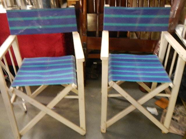 Two folding chairs. (collect only).