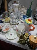 A large lot of assorted old ceramics. (Collect only)