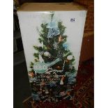 A boxed 6'6" Christmas tree. (Collect only)